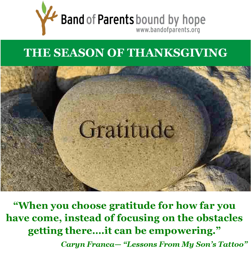 Band of Parents Bound by Hope Gratitude